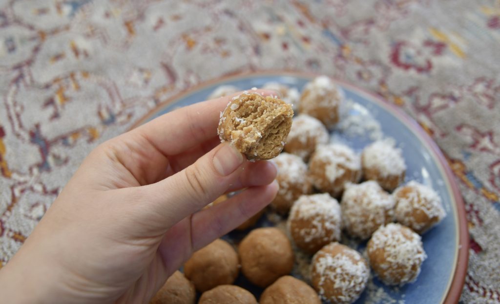 Bite of Chickpea Peanut Butter Energy Balls